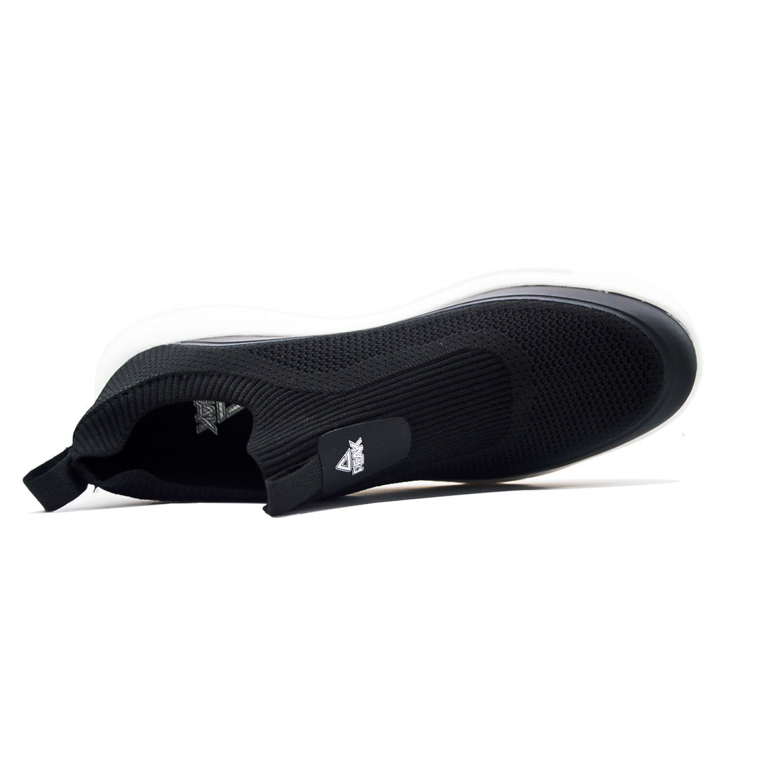 Chaussure sport homme PEAK noir blanc - vue de dessus