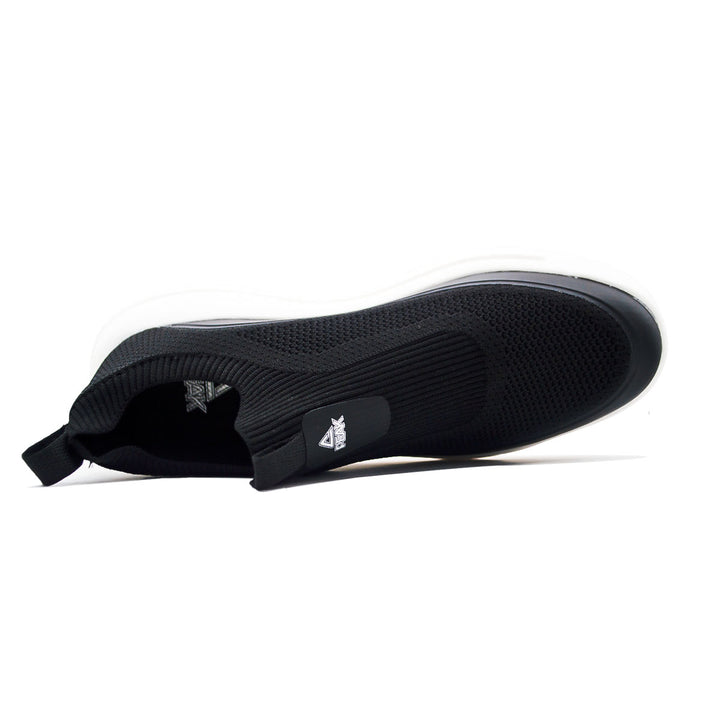 Chaussure sport homme PEAK noir blanc - vue de dessus