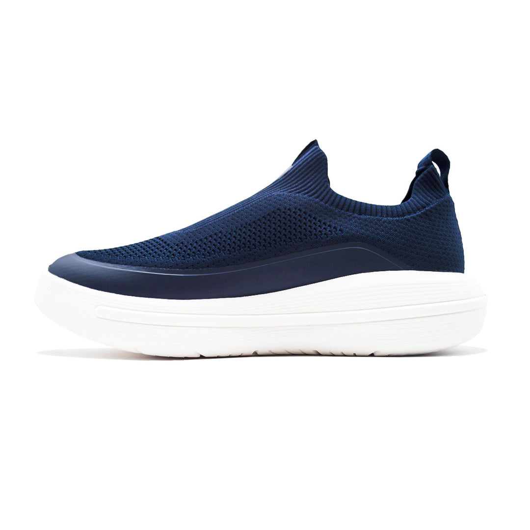 Chaussure sport homme PEAK bleu marine blanc - vue intérieure