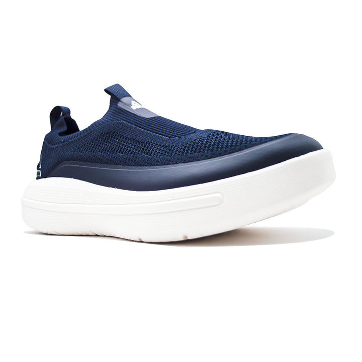 Chaussure sport homme PEAK bleu marine blanc - vue arrière