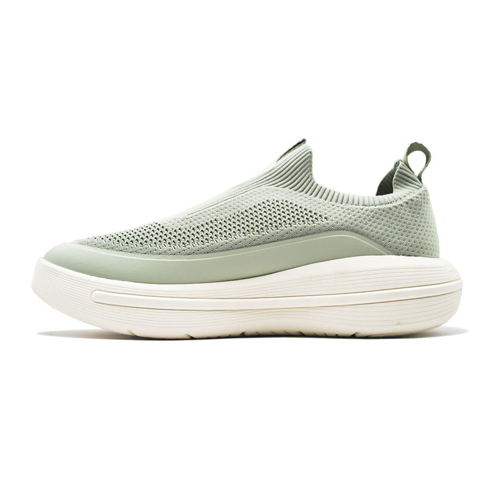 Chaussure sport homme PEAK silver green blanc canvas - vue intérieure