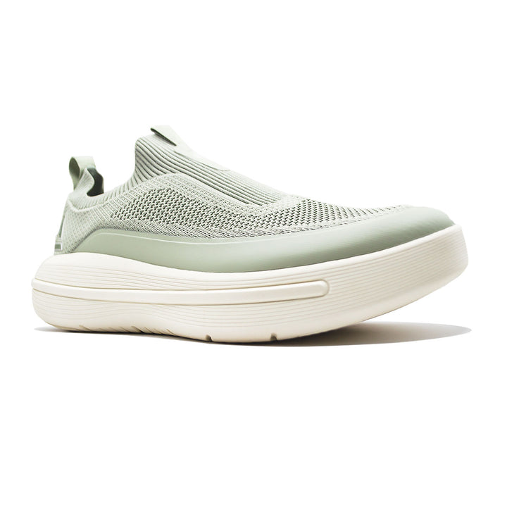 Chaussure sport homme PEAK silver green blanc canvas - vue arrière