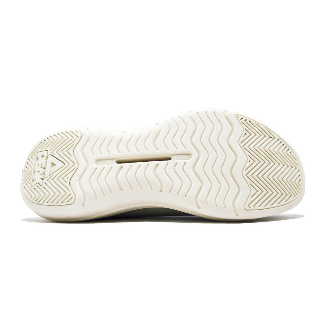 Semelle de la chaussure sport PEAK silver green blanc canvas homme