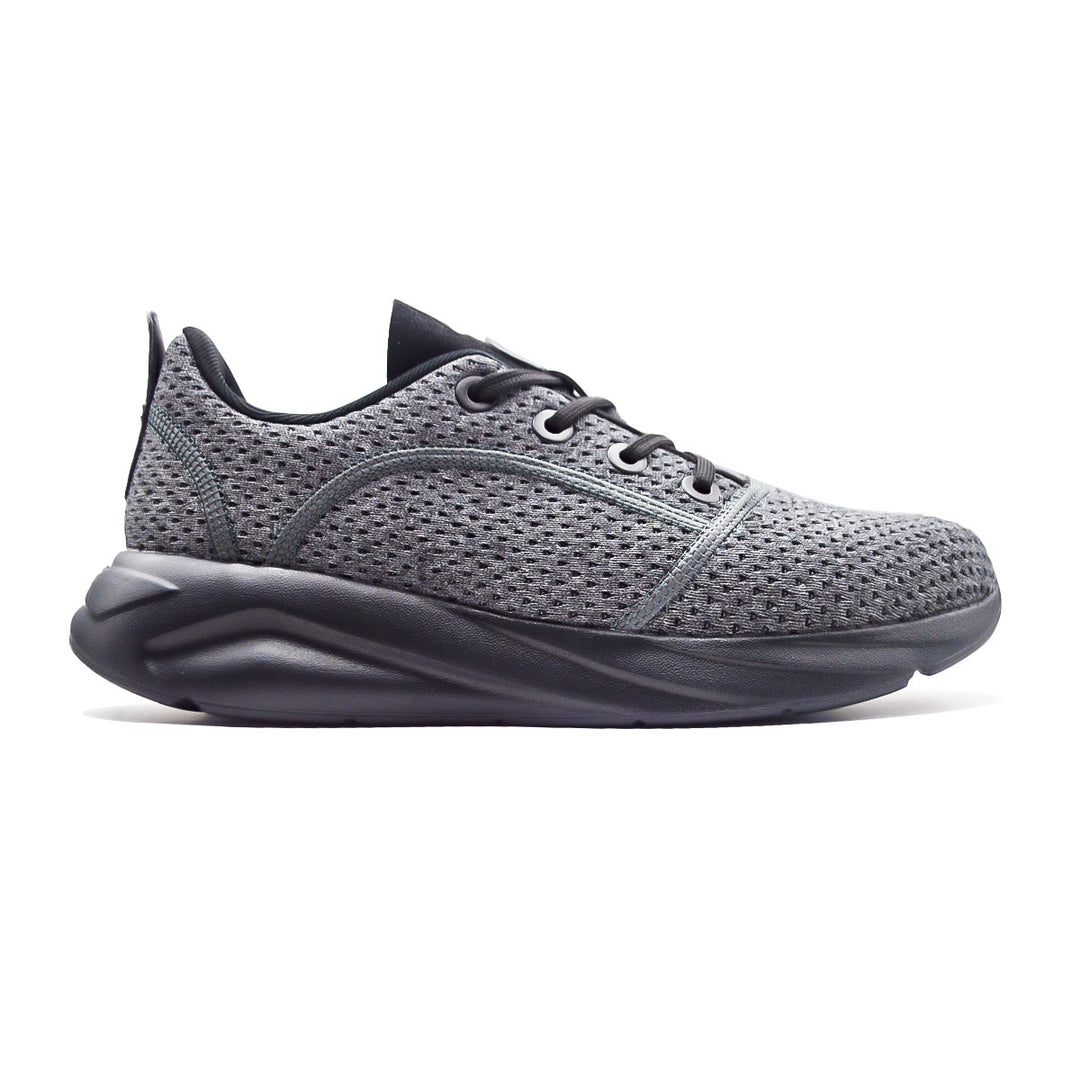 Chaussure walking homme PEAK noire - vue latérale