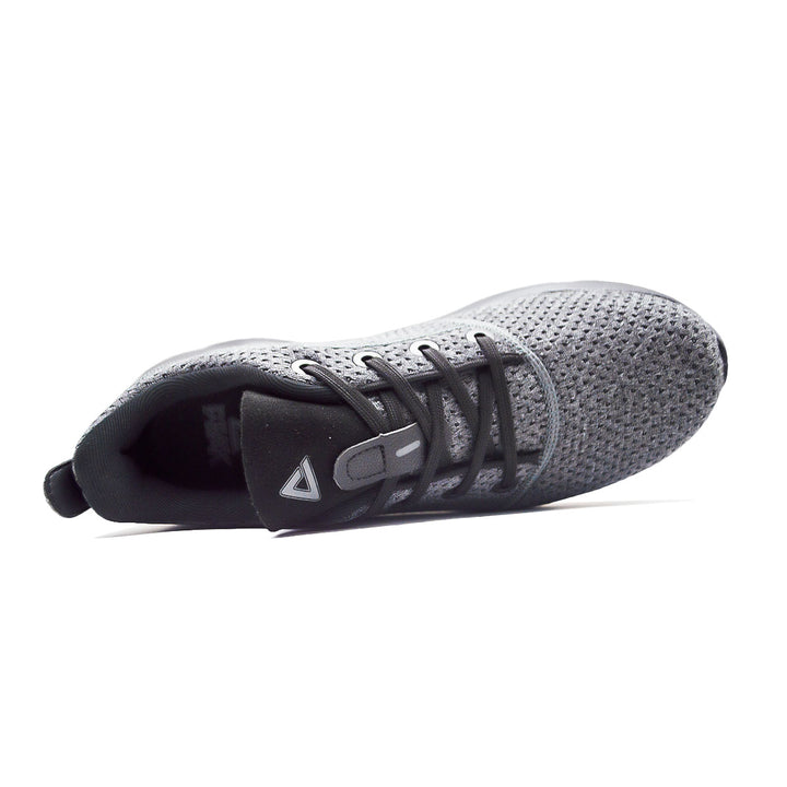 Chaussure walking homme PEAK noire - vue de dessus