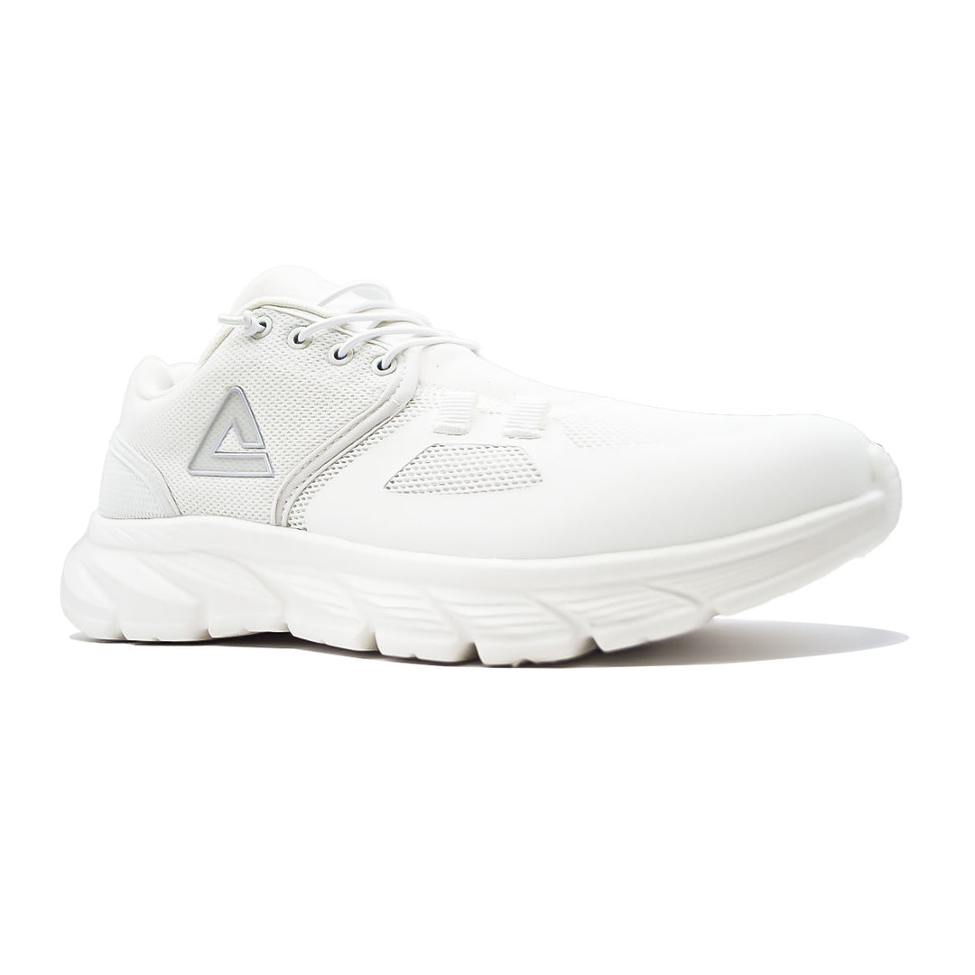 Chaussure running homme PEAK Ultra Light blanche - vue arrière