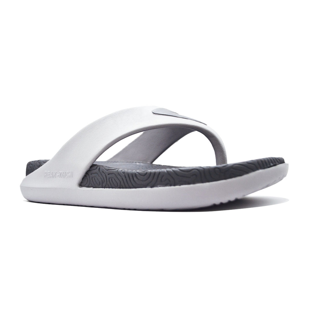 Claquette homme PEAK Taichi gris clair gris magnétique - vue arrière