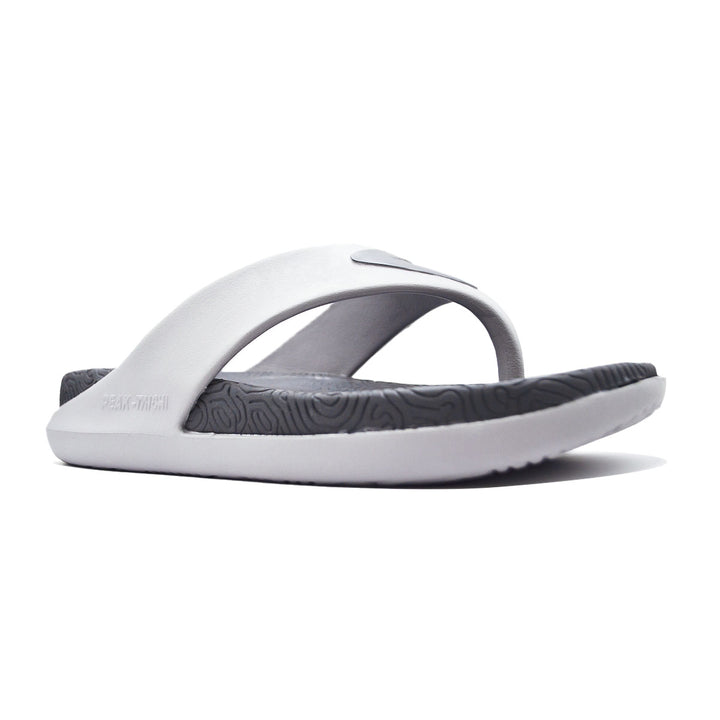 Claquette homme PEAK Taichi gris clair gris magnétique - vue arrière