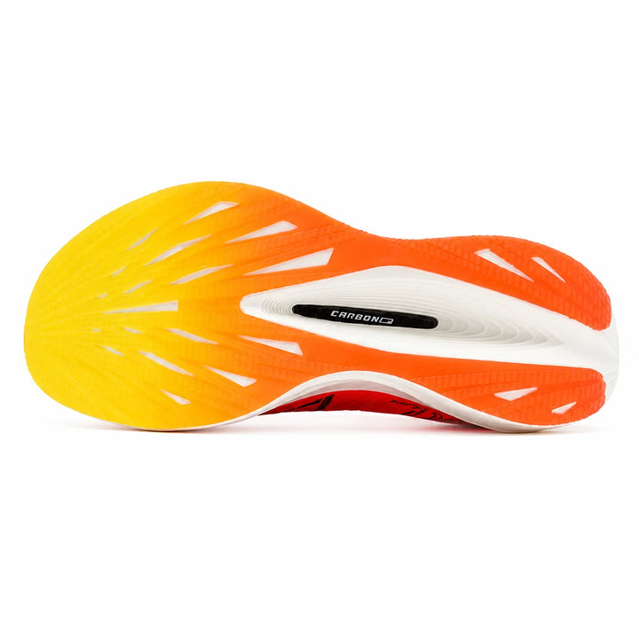 Chaussure running homme PEAK UP30 5.0 Elite orange fluorescent - vue de dessus