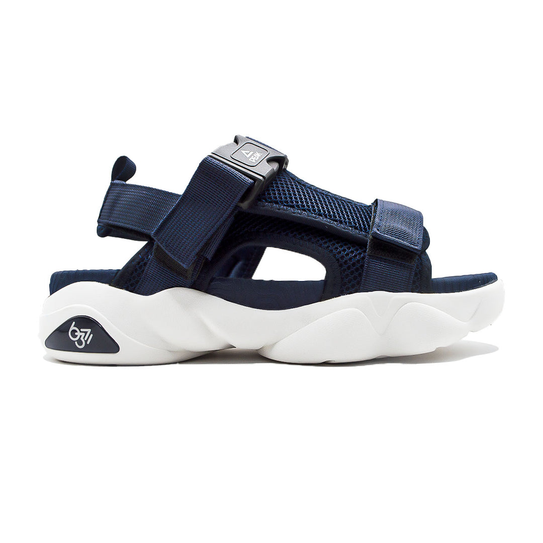 Sandale homme PEAK Taichi bleu marine blanc lait - vue latérale