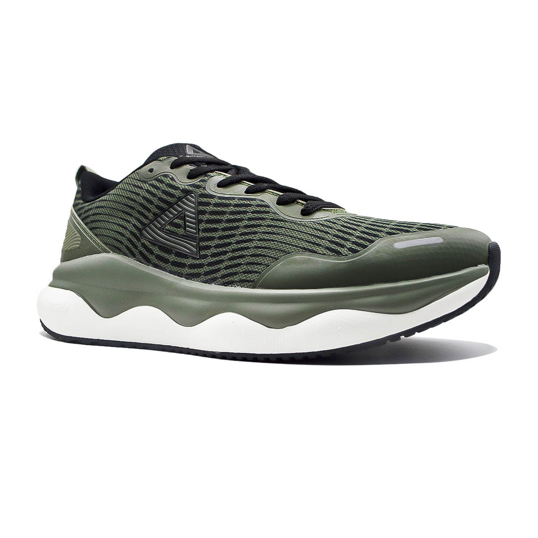 Chaussure walking homme PEAK Taichi vert olive - vue arrière