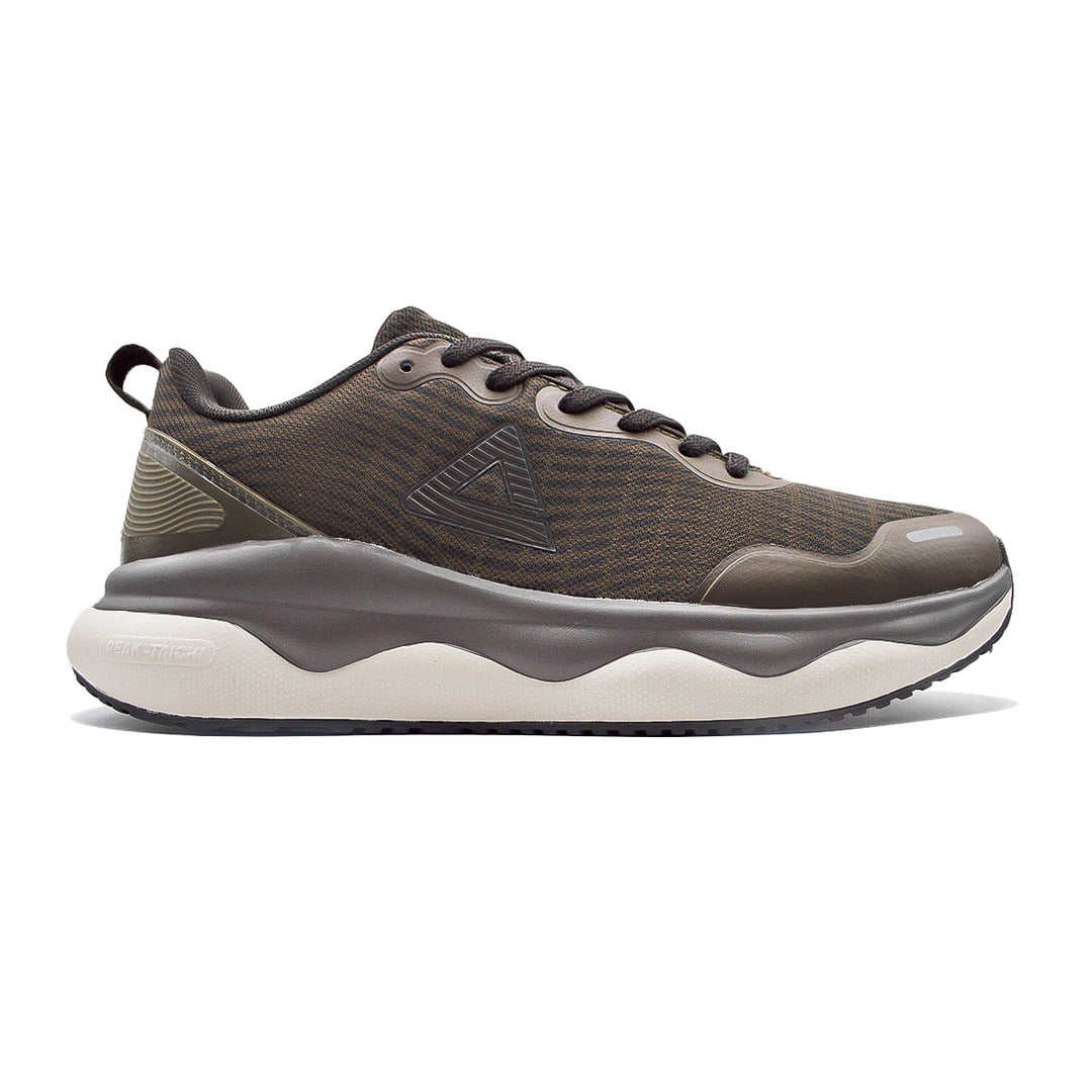 Chaussure walking homme PEAK Taichi café foncé - vue latérale