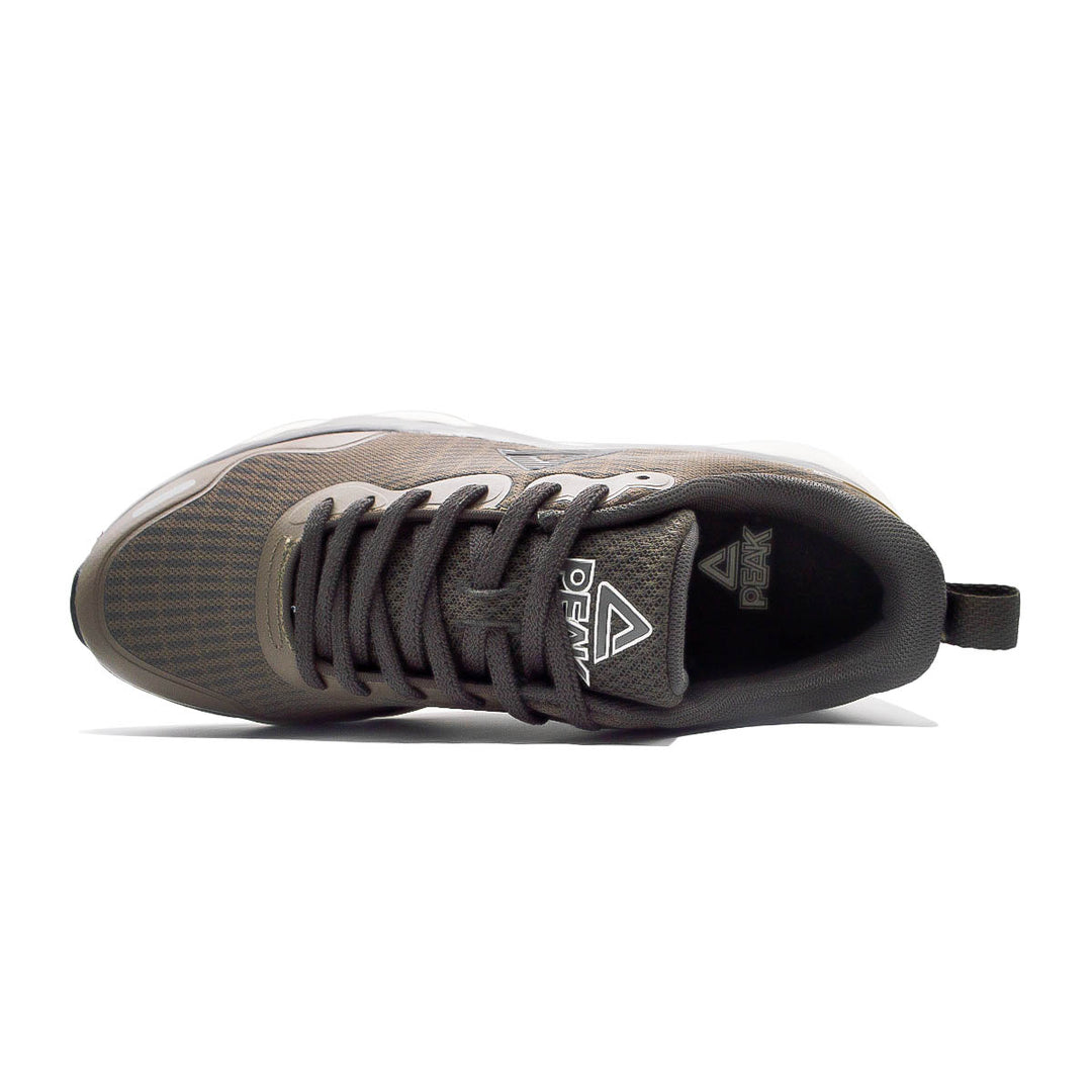 Chaussure walking homme PEAK Taichi café foncé - vue de dessus