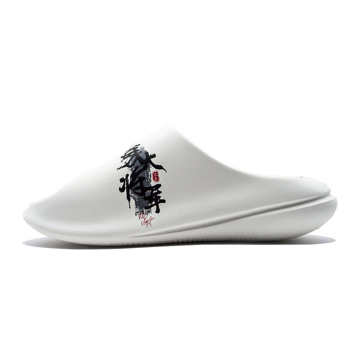 Claquette homme PEAK Taichi Sports blanc noir - vue intérieure