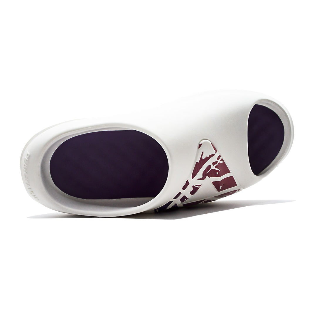 Claquette homme PEAK Taichi Sports blanc violet - vue de dessus