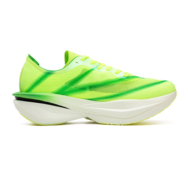 Chaussure running homme PEAK UP30 Pro vert fluorescent - vue de dessus