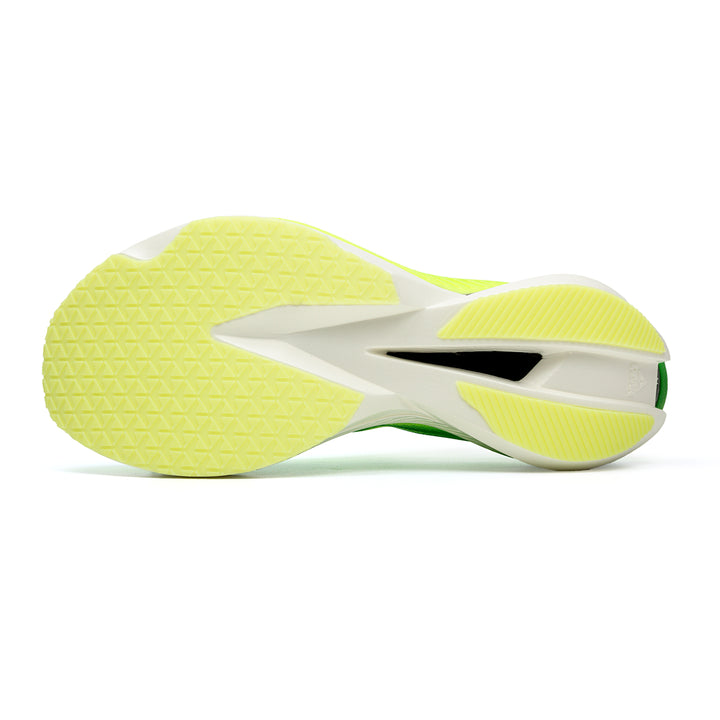 Profil de la chaussure PEAK UP30 Pro vert fluorescent homme