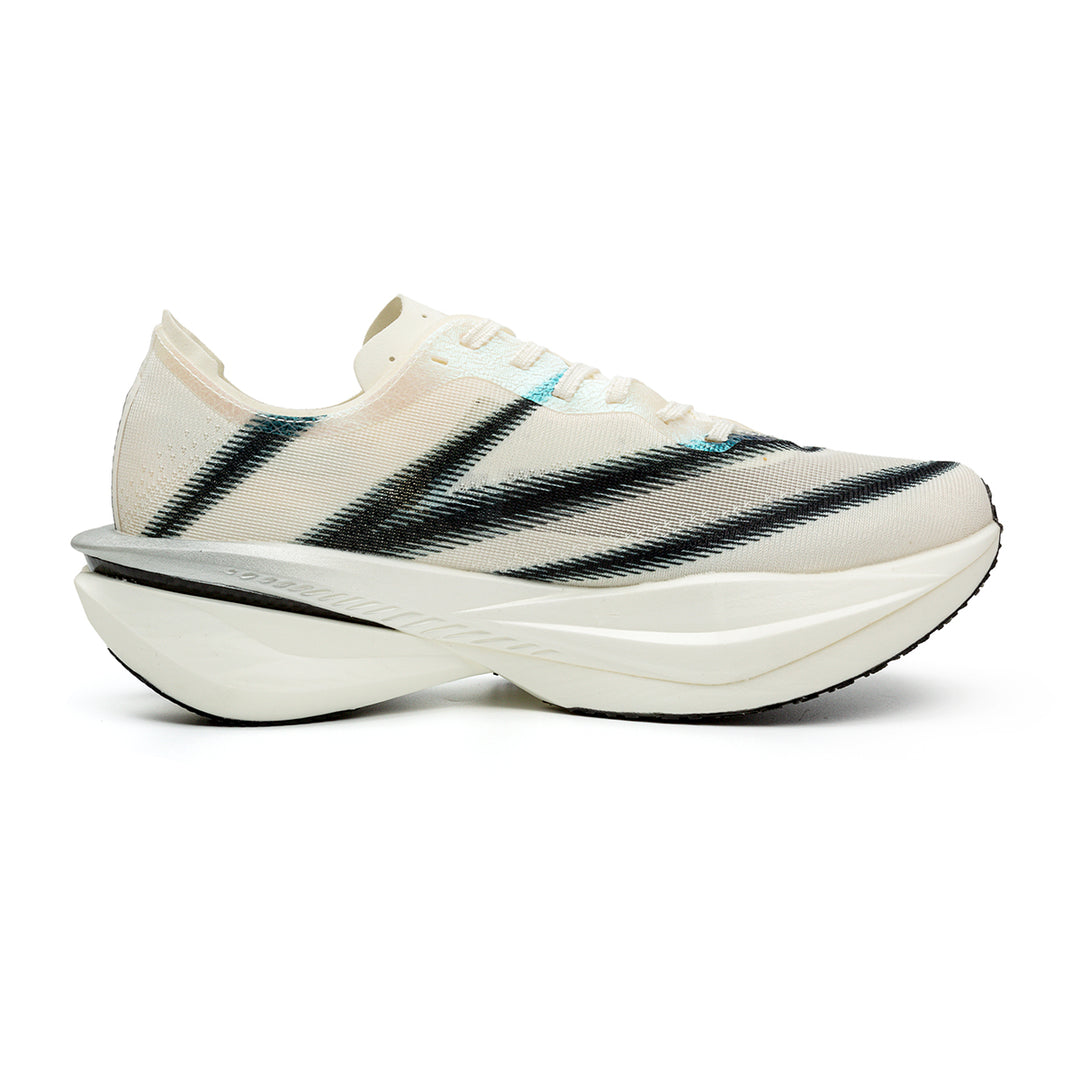 Chaussure running homme PEAK UP30 Pro blanc noir - vue de dessus