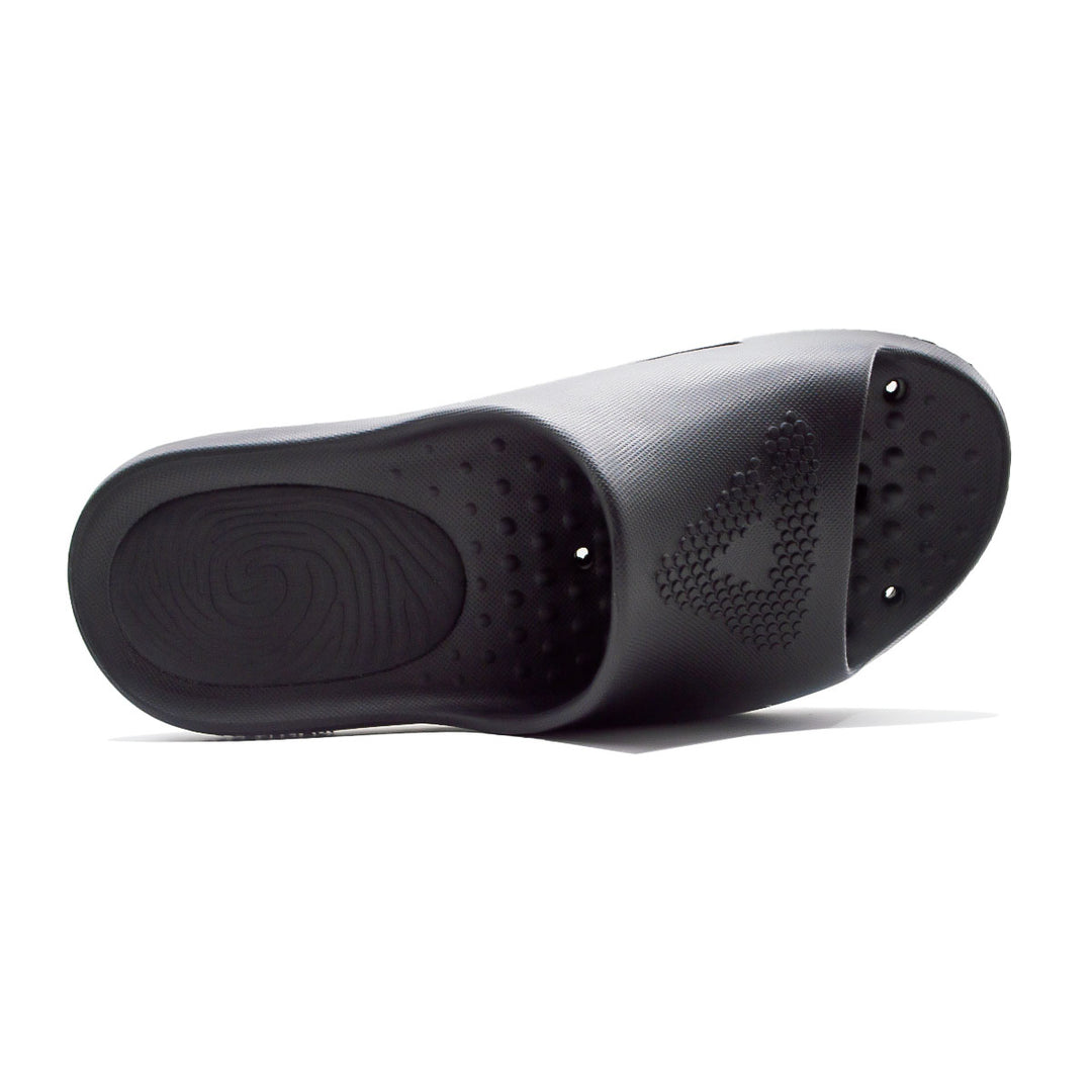 Claquette homme PEAK Taichi Sports noire - vue de dessus