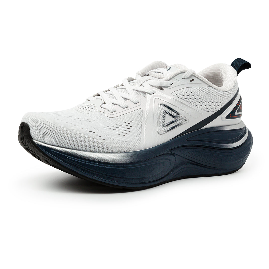 Chaussure running homme PEAK Turbo 2.0 gris clair bleu marine - vue intérieure