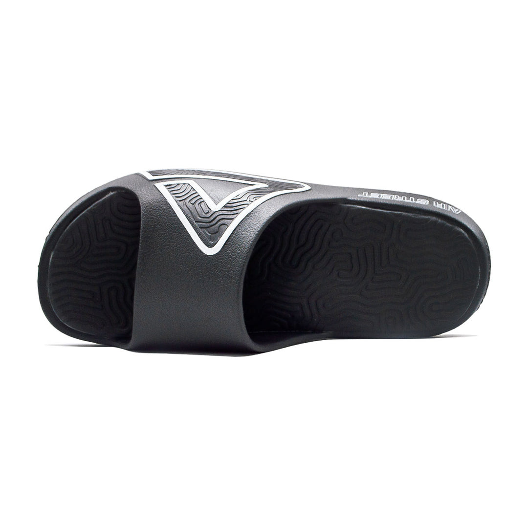 Claquette homme PEAK Taichi noire - vue de dessus