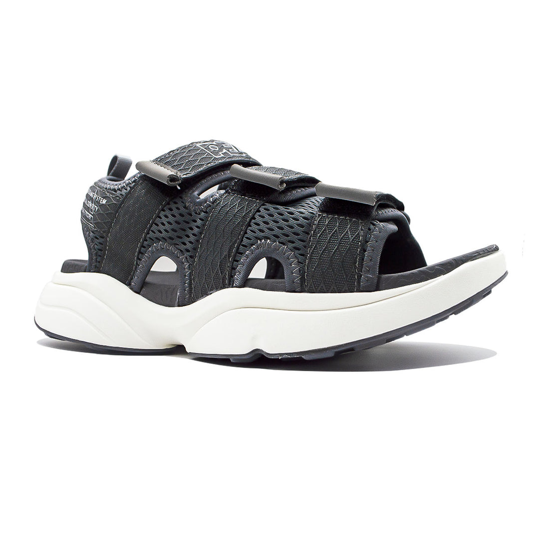Sandale homme PEAK Taichi gris magnétique blanc lait - vue arrière