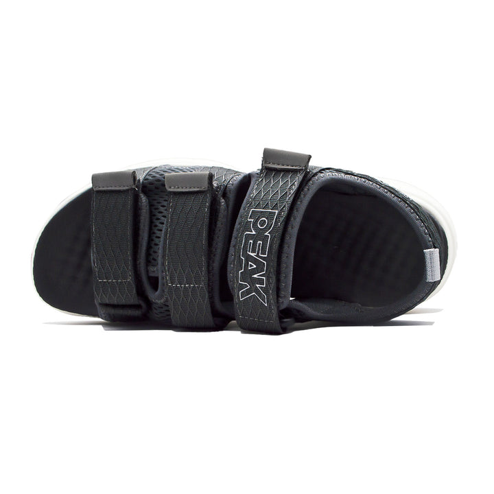Sandale homme PEAK Taichi gris magnétique blanc lait - vue de dessus