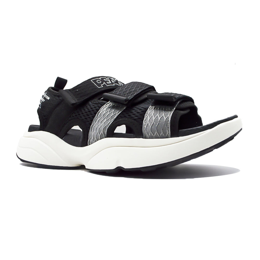 Sandale homme PEAK Taichi noir gris blanc lait - vue arrière