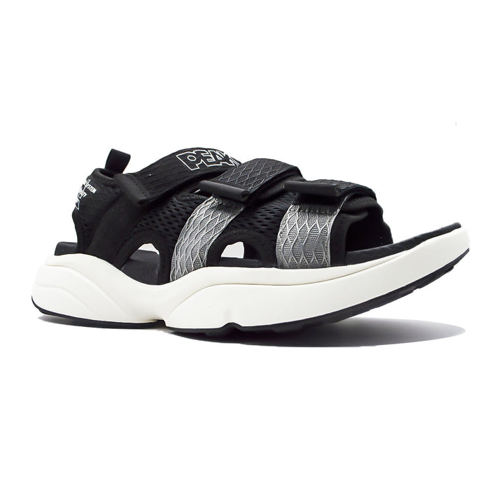 Sandale homme PEAK Taichi noir gris blanc lait - vue arrière