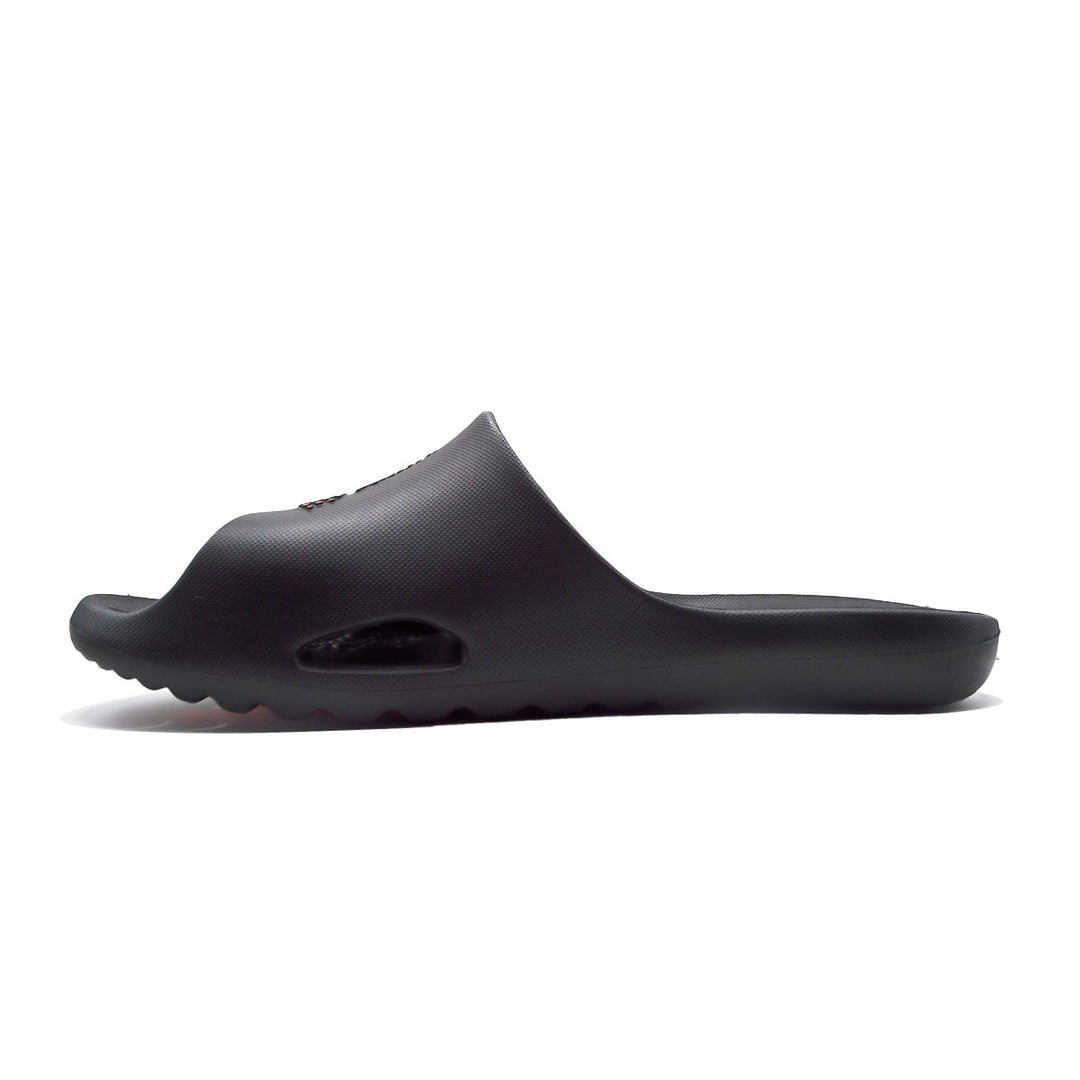 Claquette homme PEAK Taichi noir rouge orange - vue intérieure