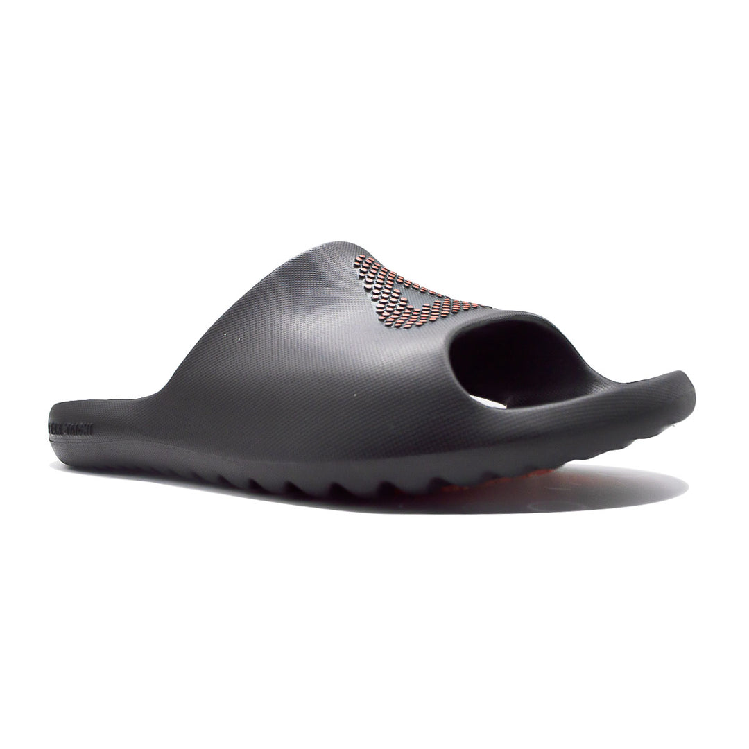 Claquette homme PEAK Taichi noir rouge orange - vue arrière