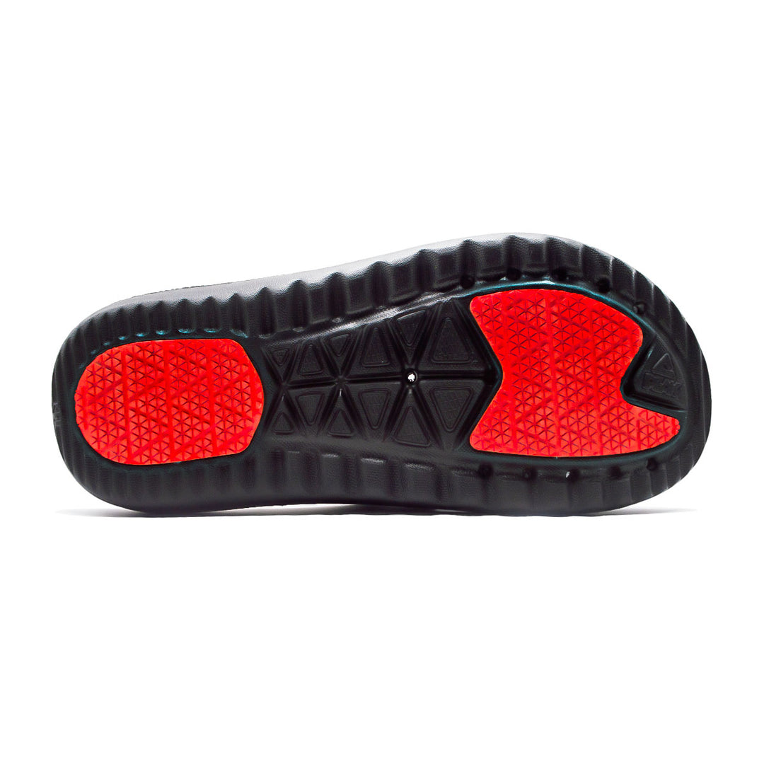 Semelle de la claquette PEAK Taichi noir rouge orange homme