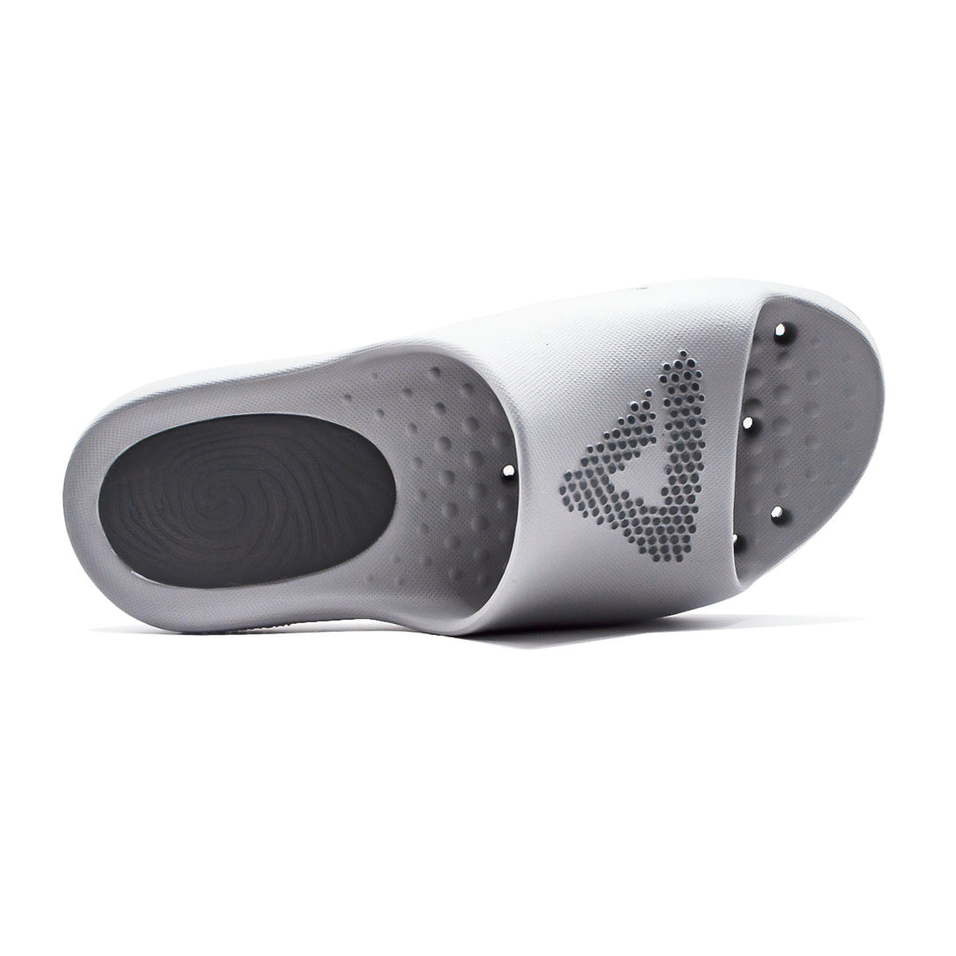 Claquette homme PEAK Taichi gris argent gris foncé - vue de dessus