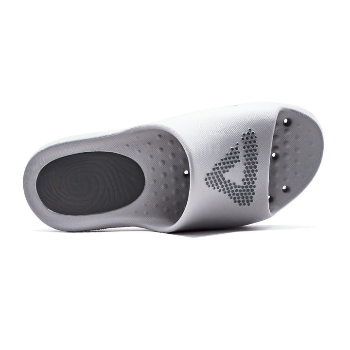 Claquette homme PEAK Taichi gris argent gris foncé - vue de dessus