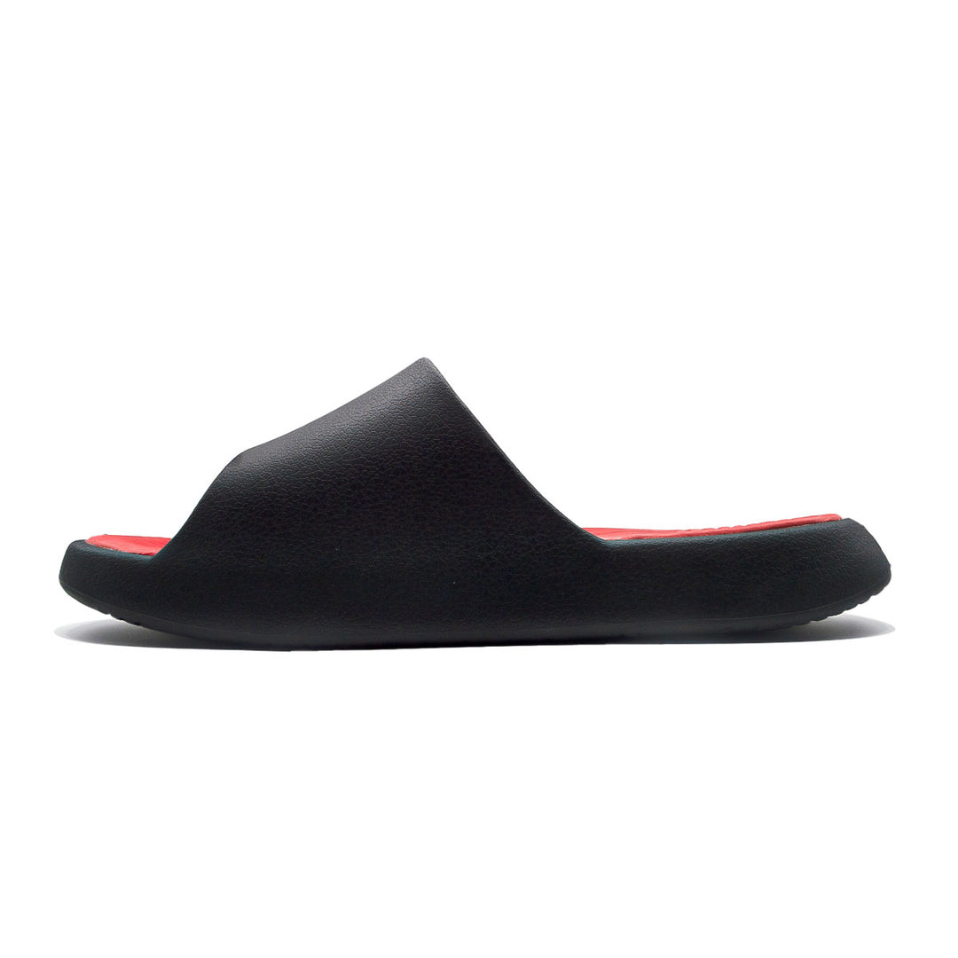 Claquette homme PEAK Taichi noir rouge - vue intérieure