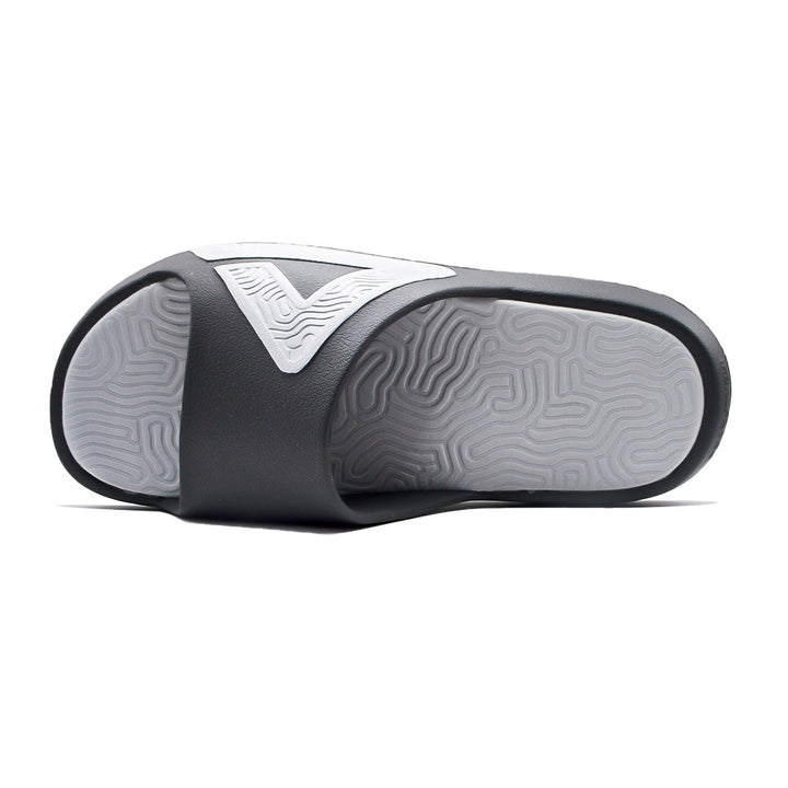 Claquette homme PEAK Taichi gris foncé gris clair - vue de dessus