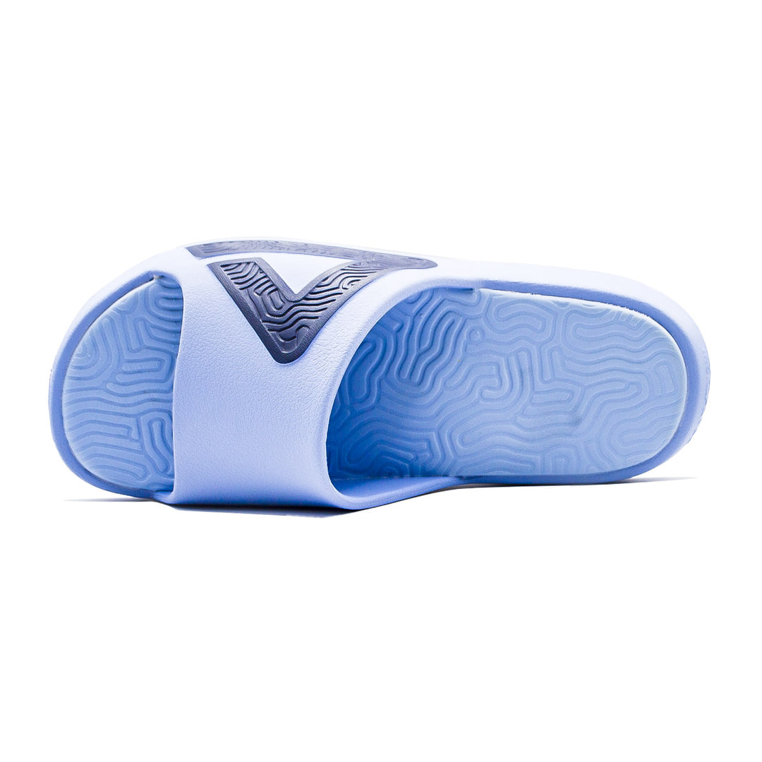 Claquette homme PEAK Taichi bleu clair bleu foncé - vue de dessus