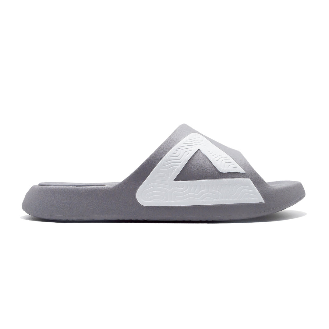 Claquette homme PEAK Taichi gris paloma gris fumé - vue latérale