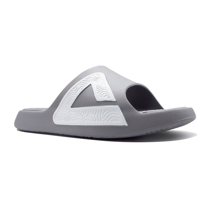 Claquette homme PEAK Taichi gris paloma gris fumé - vue arrière