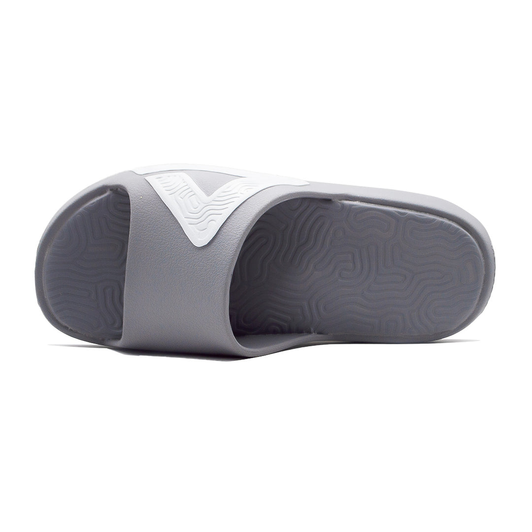 Claquette homme PEAK Taichi gris paloma gris fumé - vue de dessus
