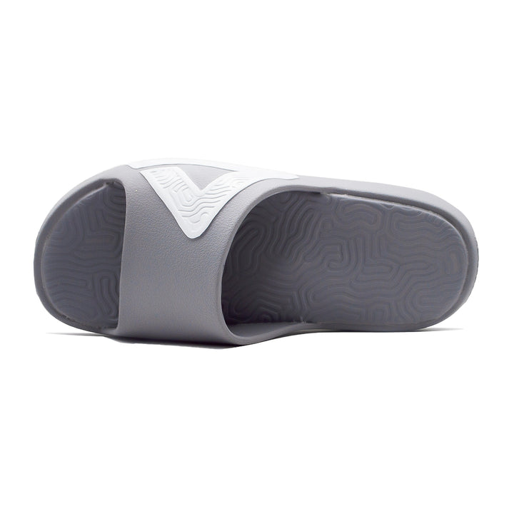 Claquette homme PEAK Taichi gris paloma gris fumé - vue de dessus