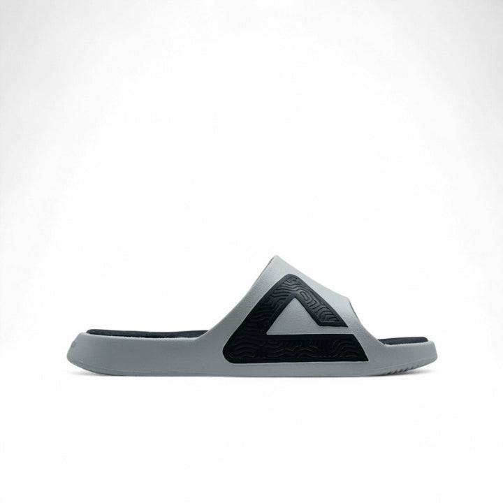 Claquette homme PEAK Taichi gris clair noir - vue latérale