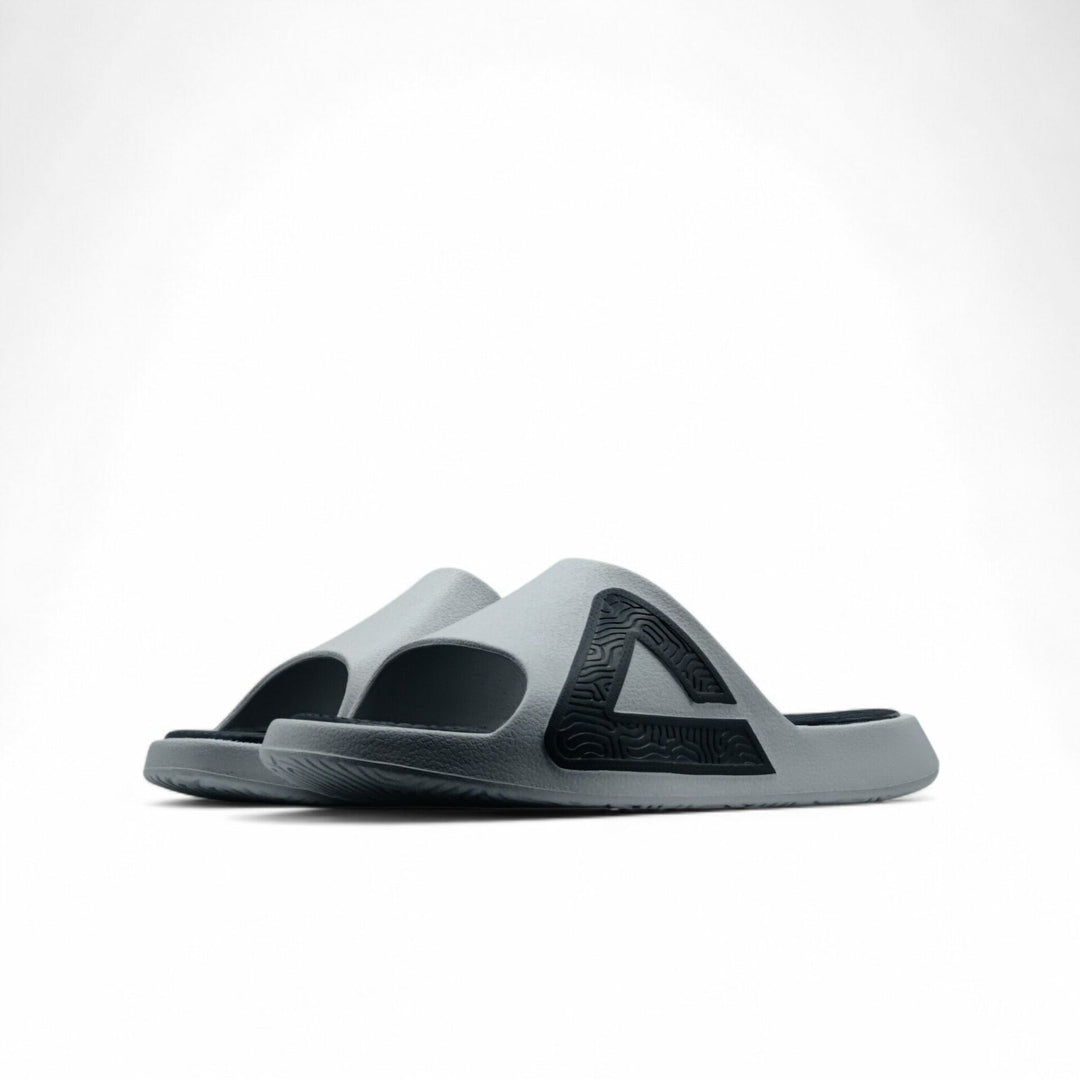 Claquette homme PEAK Taichi gris clair noir - vue arrière