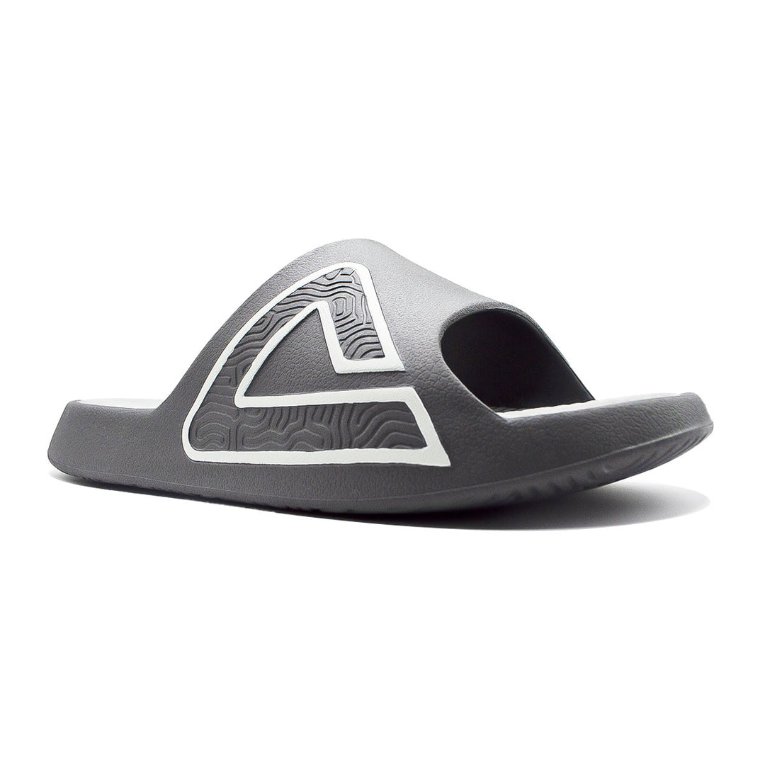 Claquette homme PEAK Taichi gris foncé gris argent - vue arrière