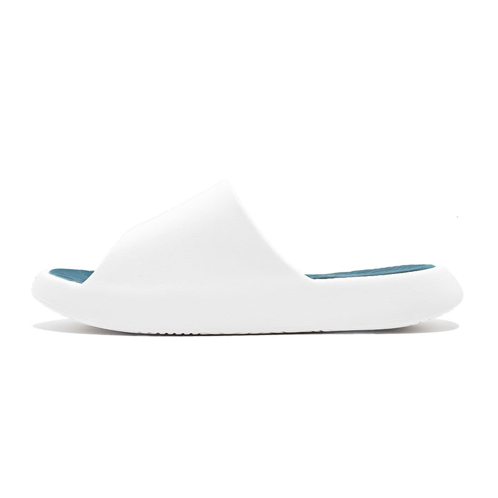 Claquette homme PEAK Taichi blanc lait vert foncé - vue intérieure
