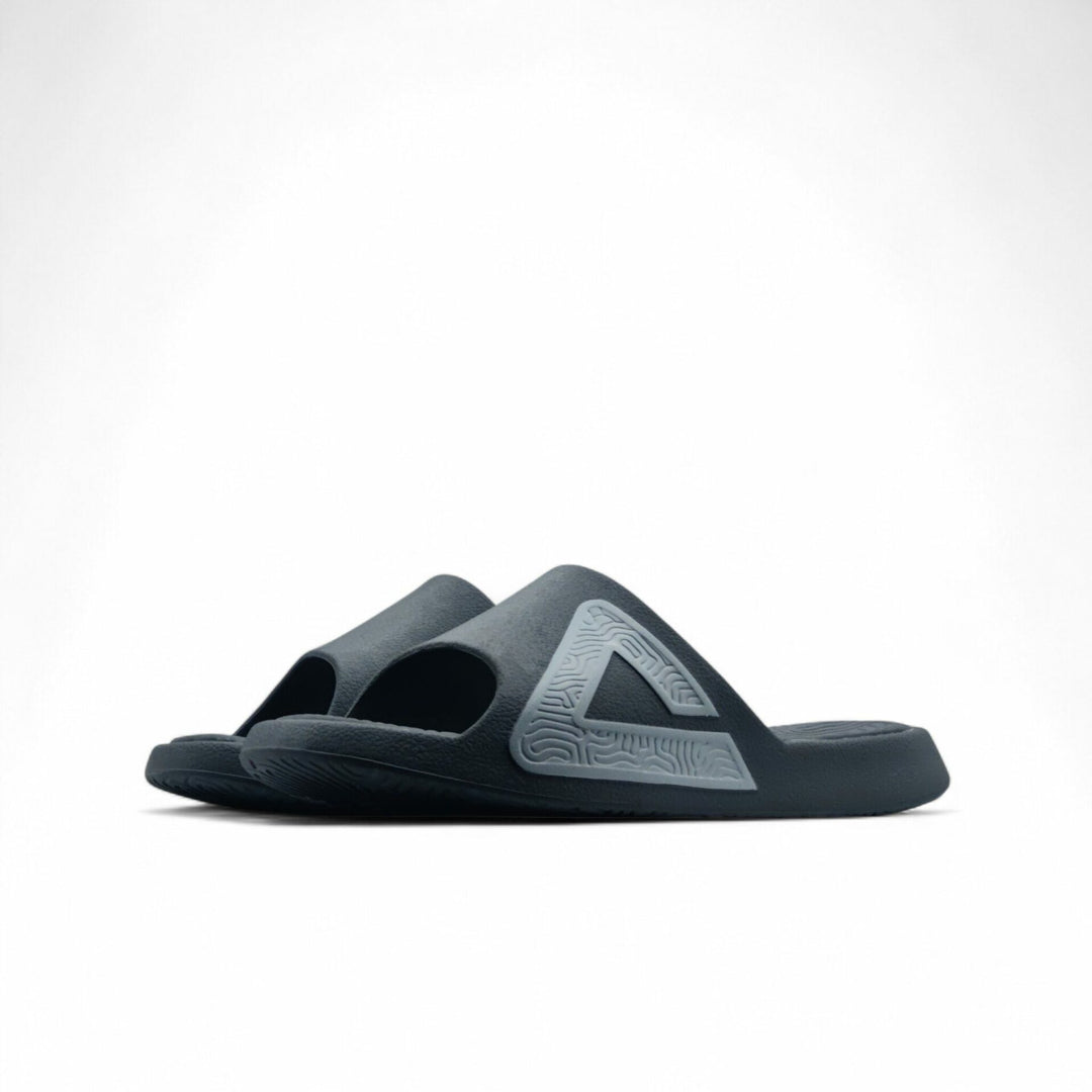 Claquette homme PEAK Taichi gris paloma gris fumé - vue arrière