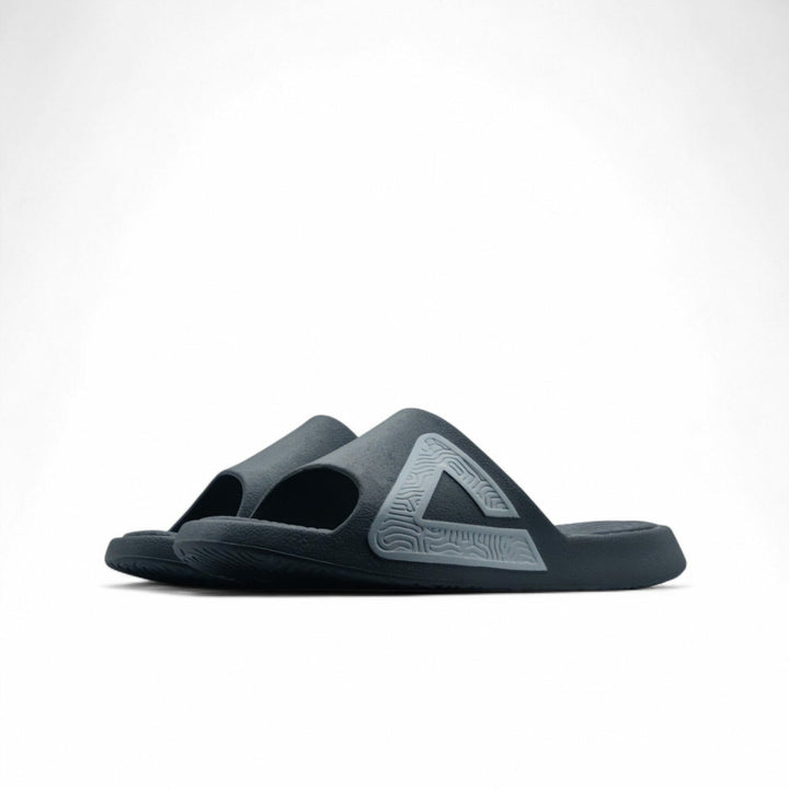Claquette homme PEAK Taichi gris paloma gris fumé - vue arrière