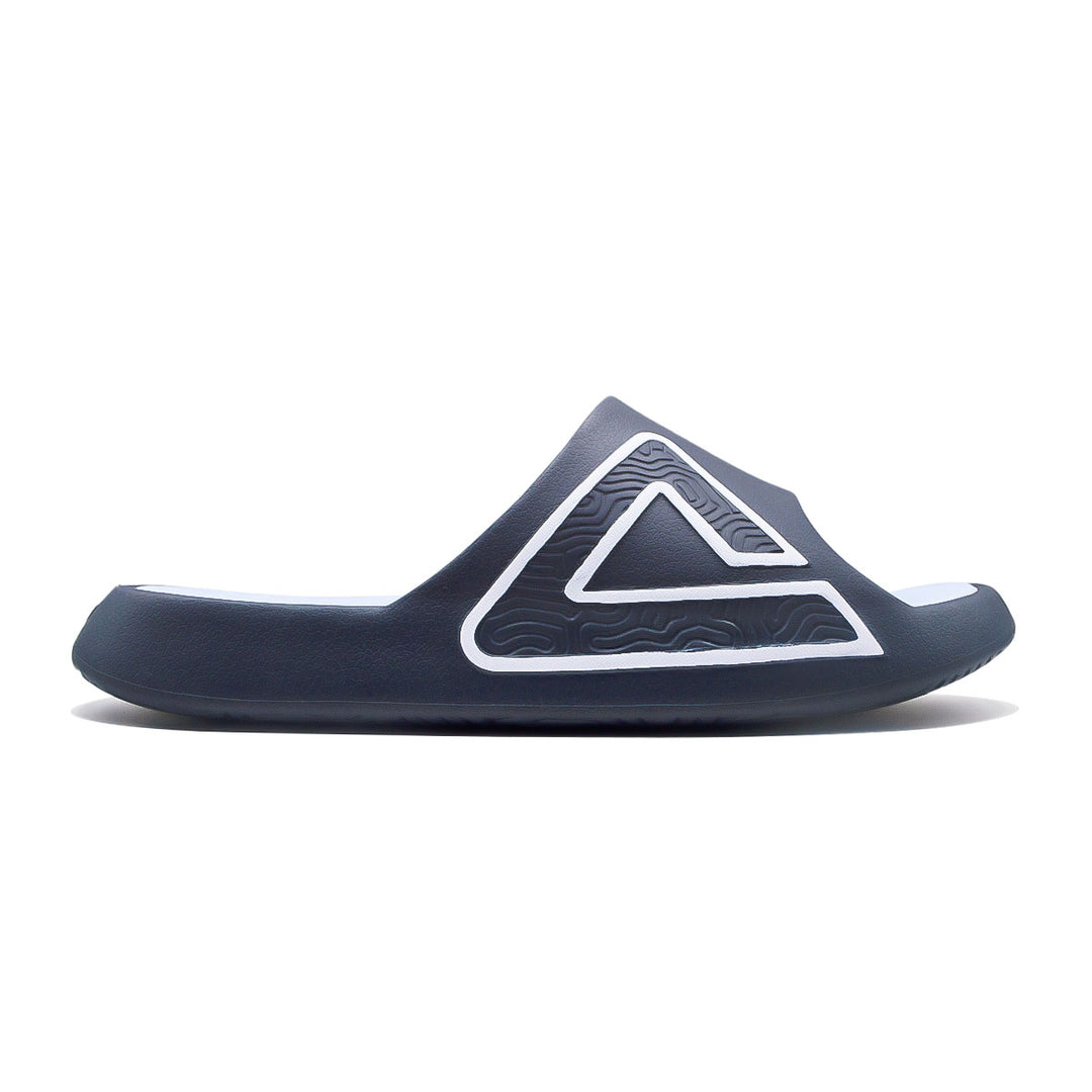 Claquette homme PEAK Taichi bleu foncé bleu clair - vue latérale