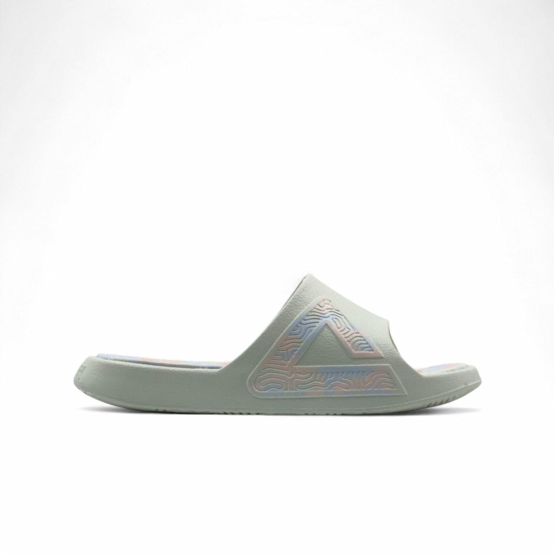 Claquette homme PEAK Taichi blanc canvas - vue latérale