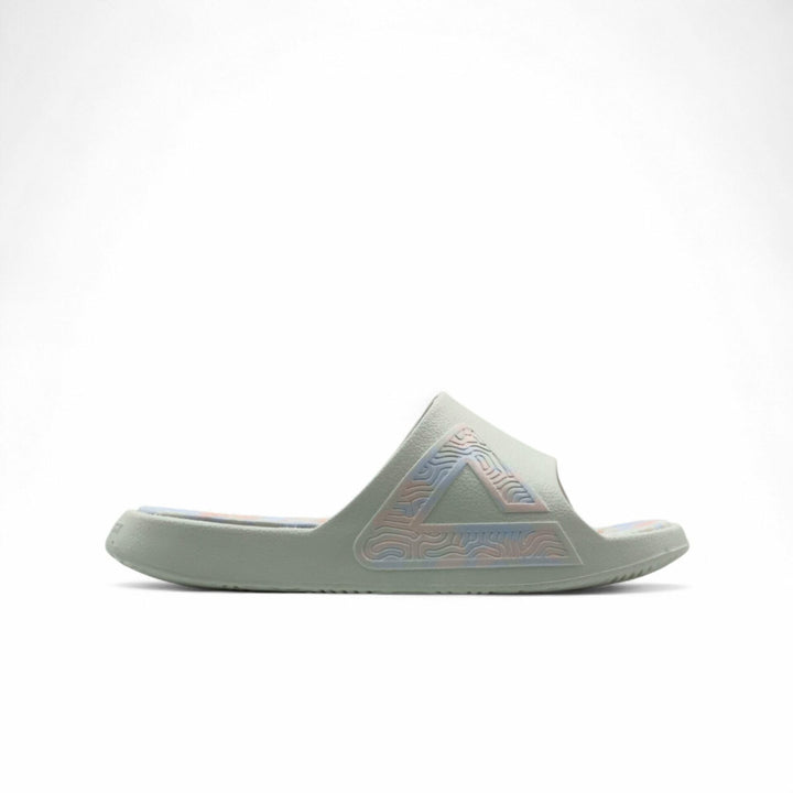 Claquette homme PEAK Taichi blanc canvas - vue latérale